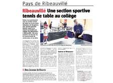Article de presse - L'Alsace du jeudi 11 octobre 2012